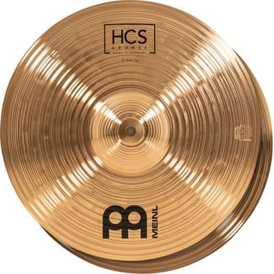 MEINL HCSB13H Bronze Hihat Cymbal 13Zoll Traditional B8 Bronze HiHat Becken image 1