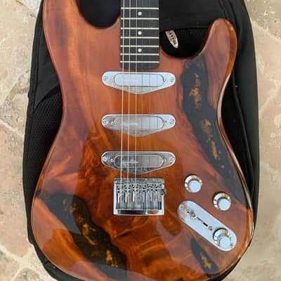 Langcaster Kauri Swamp Wood Electric guitar image 1