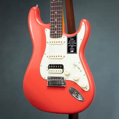 Fender American Ultra Luxe Vintage '60s Stratocaster HSS Electric Guitar - Fiesta Red - US25027341 image 4