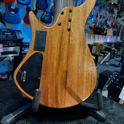 Immagine Ibanez EHB Ergonomic Headless 6-string Multi-scale Antique Brown Stained Low Gloss Auth Dealer! 744 GET PLEK’D! - 7