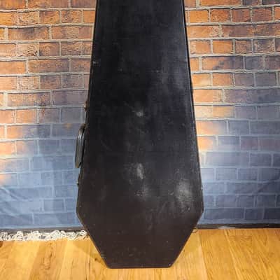 Coffin Case Standard Guitar Case Black/Plush Red Interior image 1