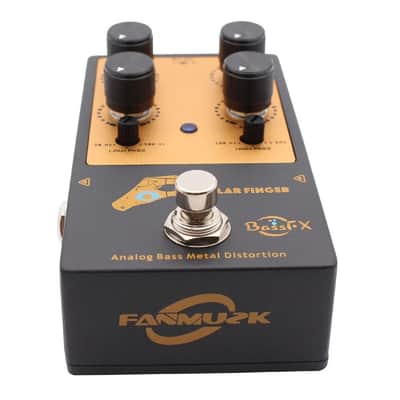 Fanmuzk Solar Finger Bass Pedal Metal Distortion with Low-pass High-pass Control image 5