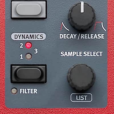Nord Electro 6D 61-Key Organ/Digital Stage Piano, Red image 5