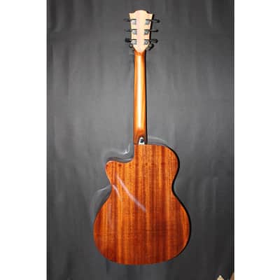 LAG Tramontane 118 Auditorium Cutaway Acoustic-Electric Natrual with Hybrid Case image 3
