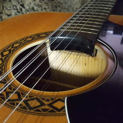 Vintage Eko J56 12-string Acoustic Guitar 1960's, Superb Playing Shape w/Case! image 12
