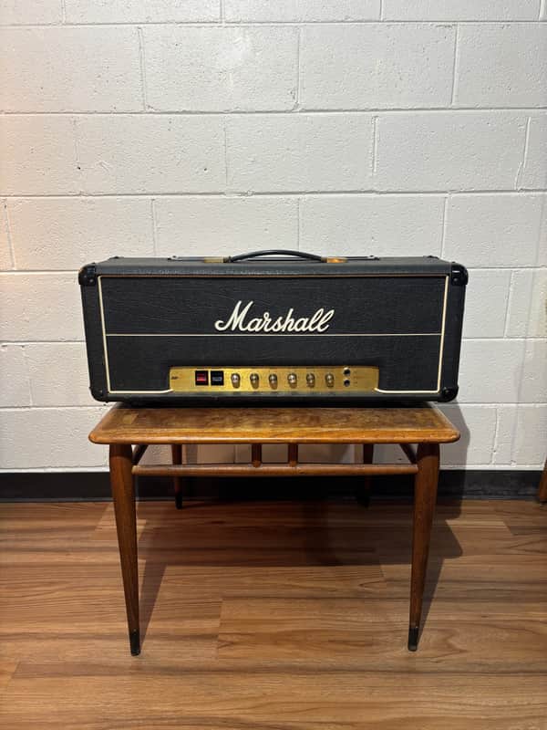 Marshall JMP 2203 Mk2 Master Model Lead 100-Watt Guitar Amp Head 1978 - Black image 1