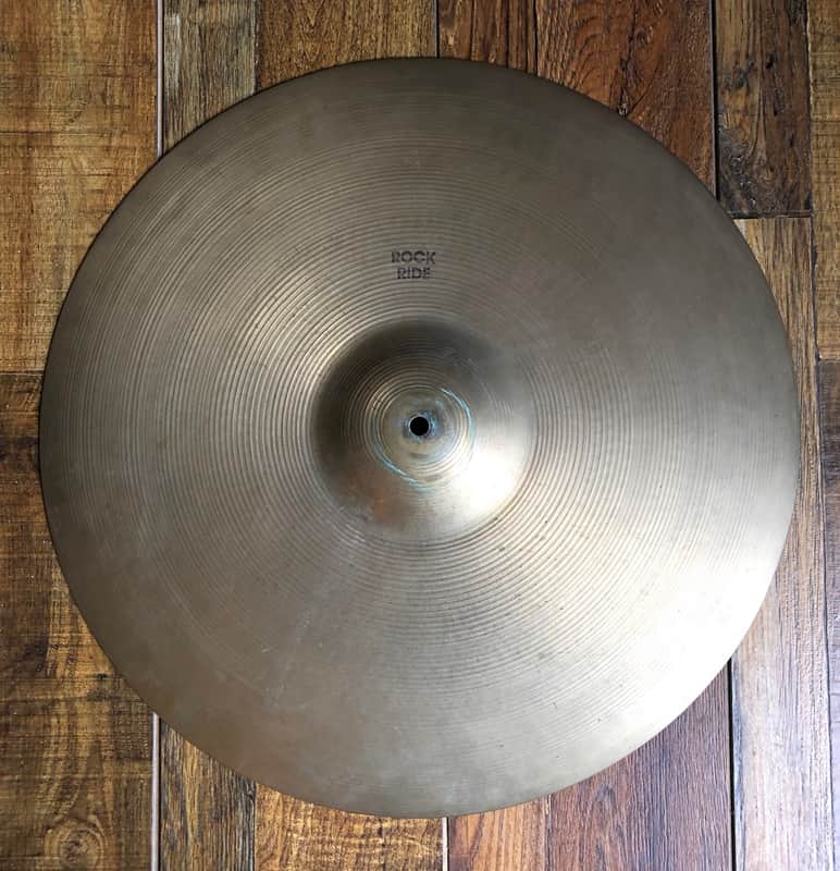 A. Zildjian 21" Hollow Logo Rock Ride Cymbal 1978 - 1982 image 1