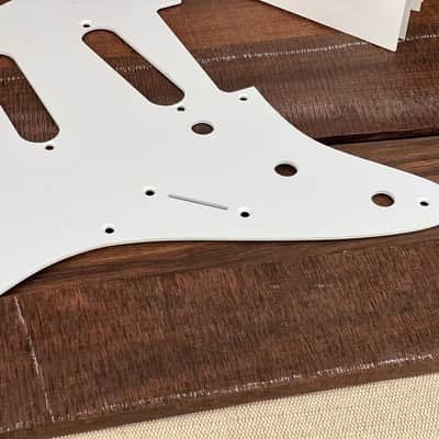 General Vintage Tone 54 to 1955 Pickguard for Stratocaster®️ Original HIPS Left handed “ Polystyrene “ Pickguard For Strat®️ image 6