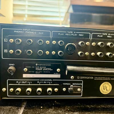 Kenwood KR-5400 AM/FM Vintage Stereo Receiver Cleaned, Tested SEE VIDEO image 6