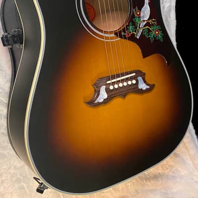 NEW ! Gibson Acoustic Dove Mahogany Acoustic-Electric Guitar - Vintage Sunburst Satin - 4.75lbs - Authorized Dealer - G07200 image 6