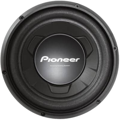 Pioneer - TS-W106M - 10" Single-Voice-Coil 4-Ohm Subwoofer - Black image 2