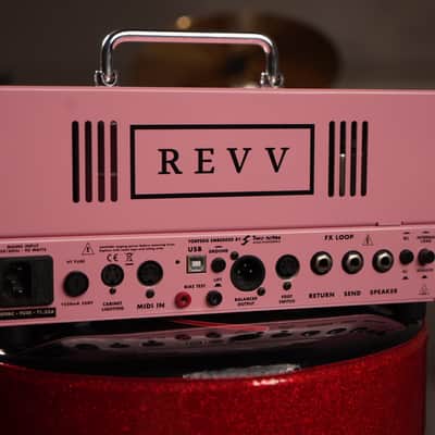 *Shell Pink*REVV G20 2-Channel 20-Watt Guitar Amp Head with Reactive Load and Virtual Cabinets 2020 - 2021 - Black image 2