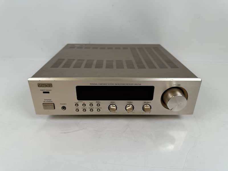 DENON DRA-F100 AM FM Stereo Receiver Personal Component System