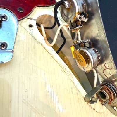 Fender Musicmaster II Caly Dot 1964 - Olympic White image 15