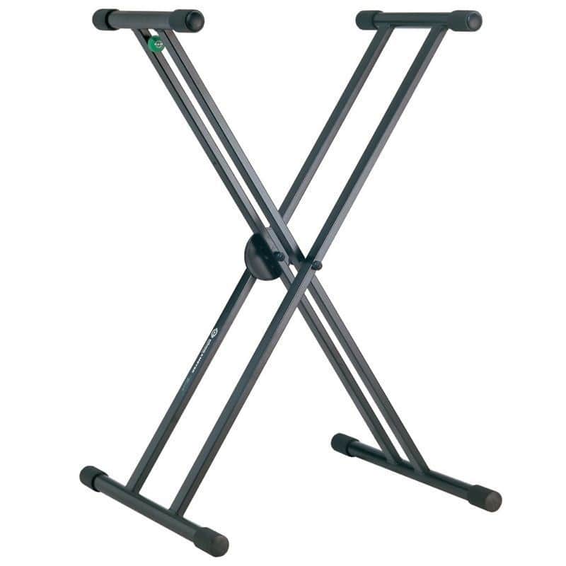 K&M 18990 Double X-Style Keyboard Stand image 1