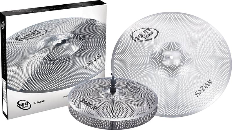 Sabian QTPC501 Quite Tone Low Volume 13 / 18" Cymbal Pack image 1