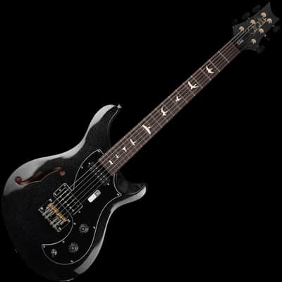 PRS S2 Vela Semi-Hollow, Mahogany Neck in Black Rainbow Holoflake #S2085375 image 3