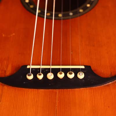 C.F. Marchal early Romantic guitar in shape of a coat of arms - outstanding sound and exceptional construction details - check video! image 13