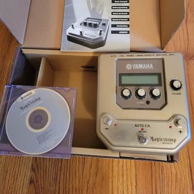 Yamaha MagicStomp Acoustic Stereo Multi-Effect Pedal 1990s - Tan/Silver image 2