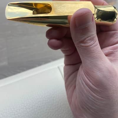 Ted Klum New London Tenor Mouthpiece - Size 8 - Brass/24k Gold Plated image 11