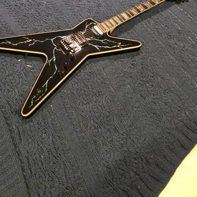 Washburn Dimebag Boogiebolt (Boogiestreet Guitars Custom Shop) 2008 Black w/ Lightning Bolt image 8