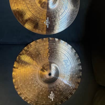 Paiste 14" 900 Series Sound Edge Hi-Hat Cymbals (Pair) - Traditional image 1
