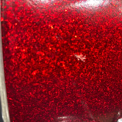 Vintage 1965 Slingerland Tom Drum 8 x 12 Red Sparkle image 5