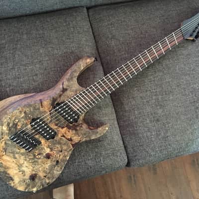 Kiesel Carvin Aries AM7 Multiscale New! 2016 Buckeye Burl image 4