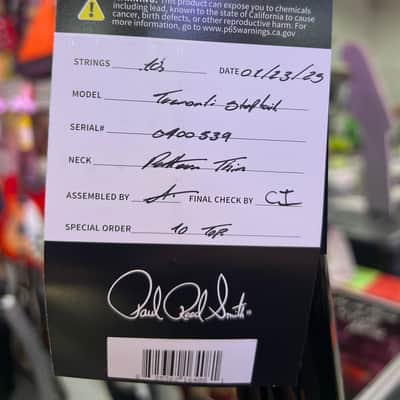 PRS Mark Tremonti Signature 10-Top Electric Guitar with Tremolo, Cobalt Smokeburst/Charcoal with Hardshell Case image 21