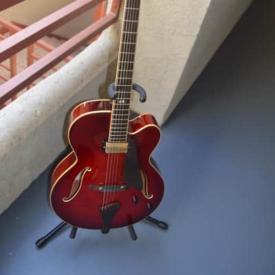 Peerless Leela (16" Cremona) 40th anniversary model Ruby Sunburst, one of 50 made image 6