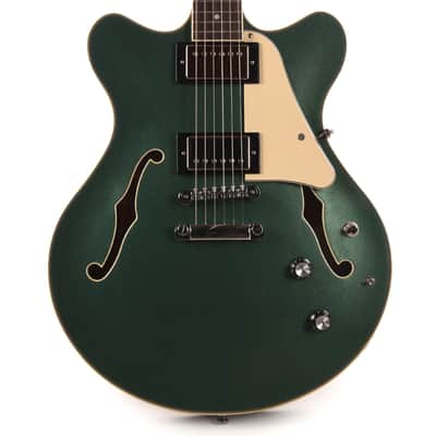 Orangewood Clementine Double Cutaway Chambered Electric Guitar Evergreen image 2