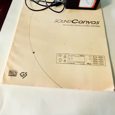 Roland Sound Canvas SC-55mkII MIDI Sound Generator 1993 - 1997 - Black