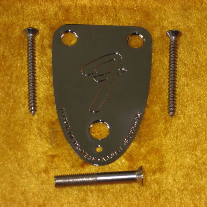 Fender 005-4525-049 '70s Guitar 3-Bolt Neck Plate image 1