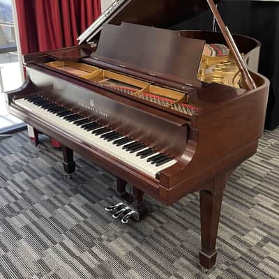 Steinway Model M 5'7" Grand Piano 1924 (Restored) - Satin Mahogany image 2