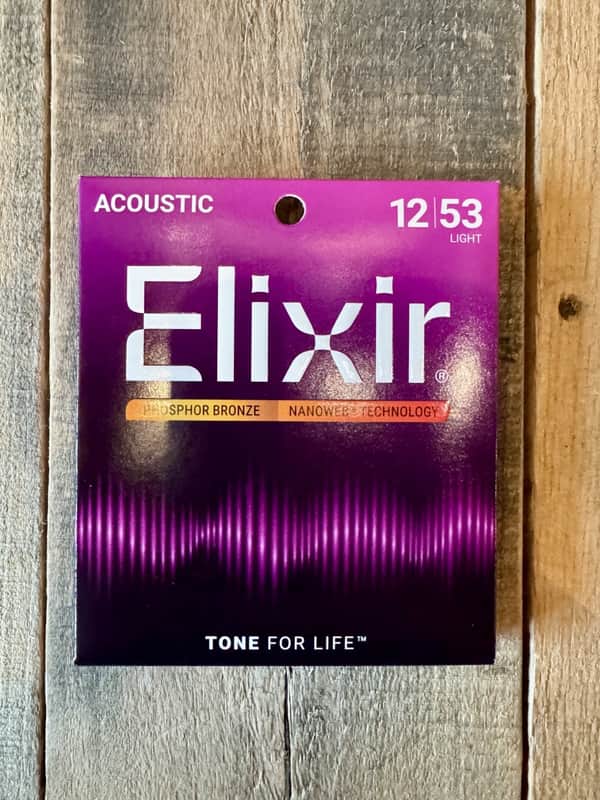 Elixir Nanoweb Acoustic Phospor Bronze 12-53 image 1