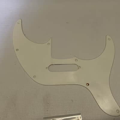 1989-91 Charvel Jackson Model Spectrum White Factory Guitar Pickguard 1 Ply image 3