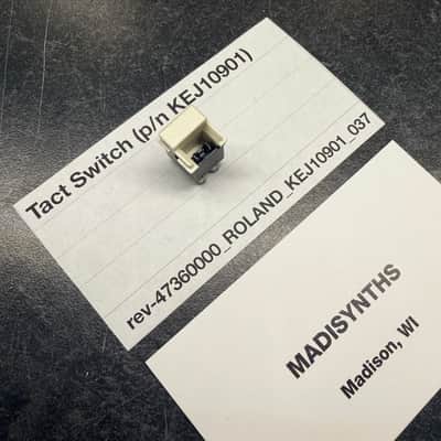 ORIGINAL Roland Replacement Push/Tact Switch (KEJ10901) for Juno-60, JSQ-60, MSQ-100, EP-6060, EP-11, etc