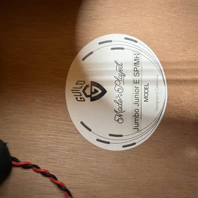Guild Jumbo Junior E SP/MH Acoustic Electric Guitar image 21