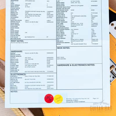 2023 Fender Custom Shop 1952 Telecaster Streamlined U Heavy Relic Butterscotch Blonde w/ P-90, Case, CoA, Lightweight Ash image 15