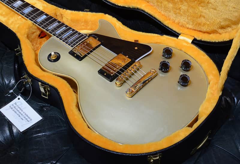 Gibson Custom Shop Les Paul Custom Special Order M2M Murphy Lab Lightly Aged Antique Silver 2024' image 1