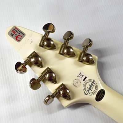 Epiphone Brendon Small Signature "Snow Falcon" Flying V - Snow Burst image 11