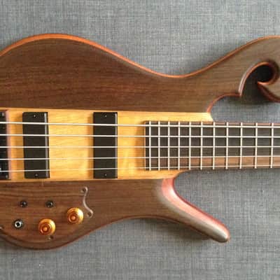 Carl Thompson 5 String Semi-Frills Fretted 2016 Natural image 5