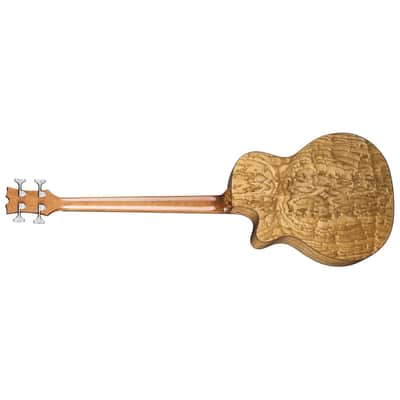 NEW DEAN EXOTICA QUILT ASH A/E BASS – GLOSS NATURAL image 2