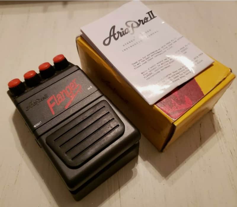 Aria Pro ll Flanger FL1 1980's 1990' Black image 1