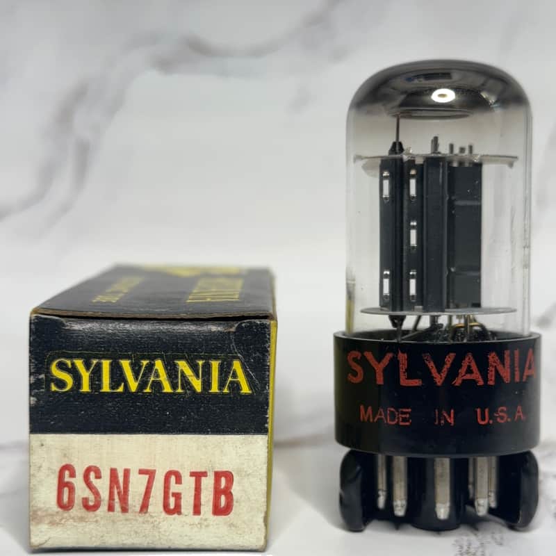 Sylvania 6SN7GTB Preamp Tube 1960s Tested - Variant B image 1