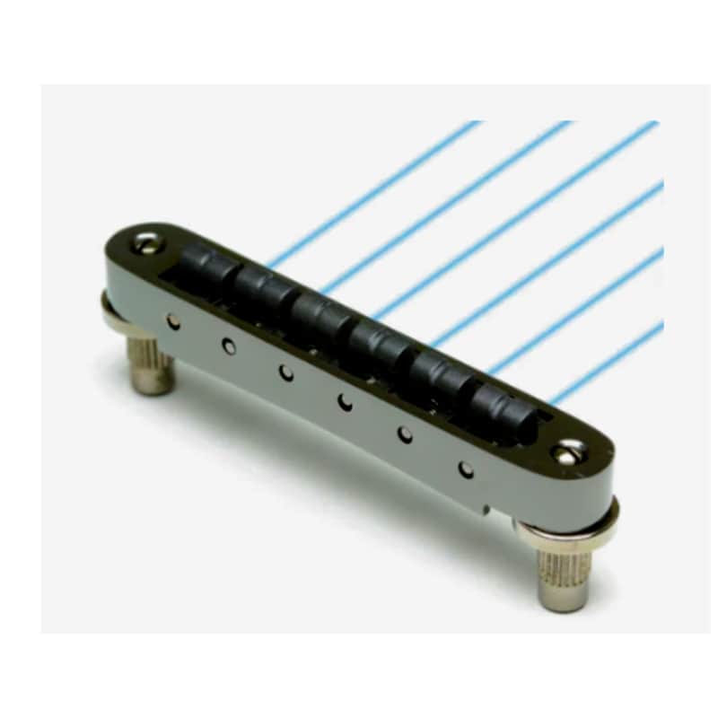 Graph Tech Black Nickel GHOST Piezo PN-8843 Resomax NV Tune-O-Matic Style 4mm Post image 1