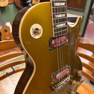 2014 Gibson Custom Shop Standard Historic '54 Les Paul Goldtop Reissue Antique Gold VOS R4 image 5