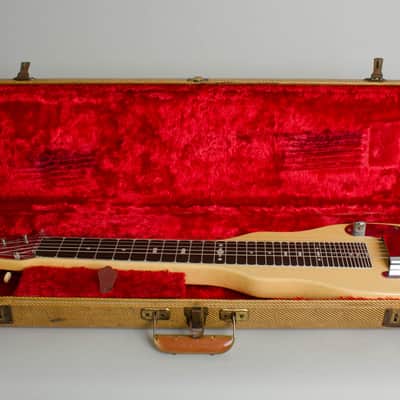 Fender Champion Lap Steel Electric Guitar (1952), ser. #3502, original tweed hard shell case. image 10