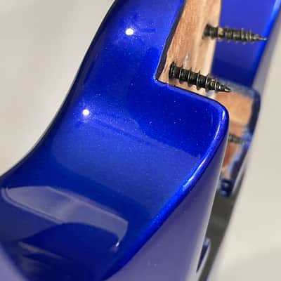2010's Indonesian Jackson Pro Plus Series DKA Dinky Metallic Candy Blue Guitar Body Floyd Ready image 17