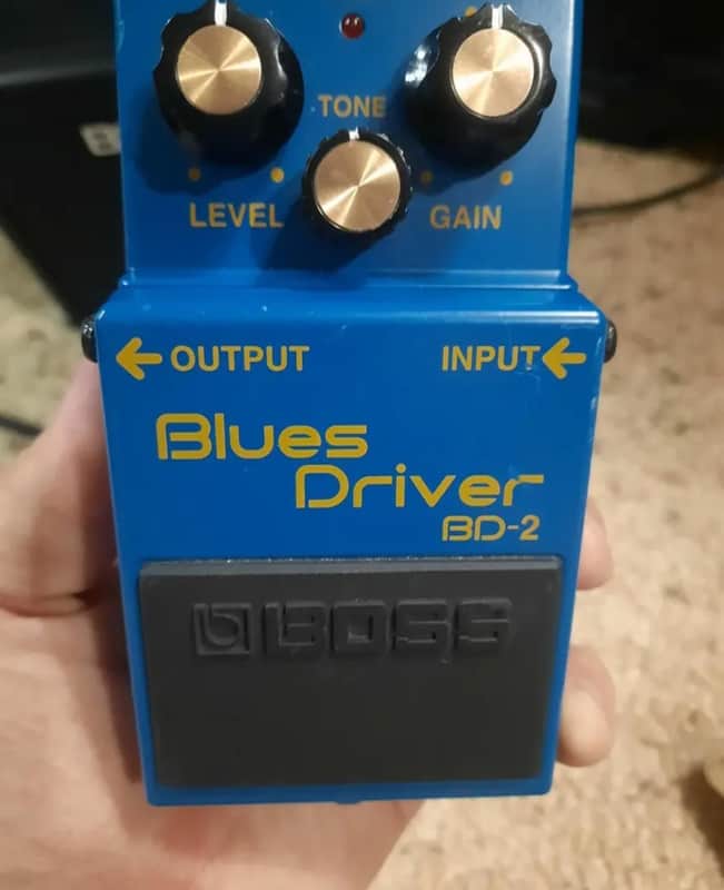 Boss BD-2 Blues Driver (Silver Label) 1995 - Present - Blue image 1